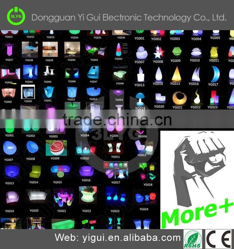 Led light wholesale cocktail tables modern shape party cocktail tables and chairs