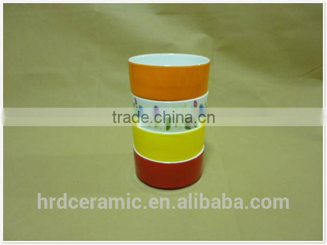 2016 Chinese hot sell fancy ceramic soup bowl