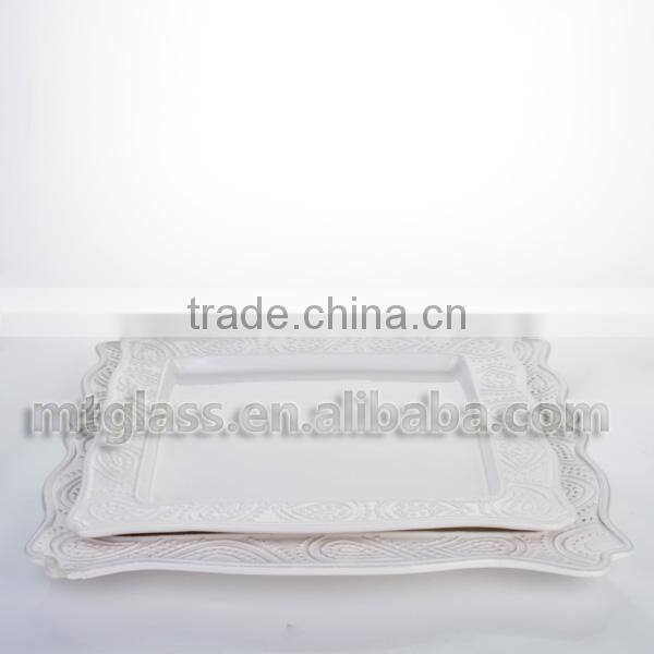 White porcelain ceramic toothbrush and toothpaste holder with cover