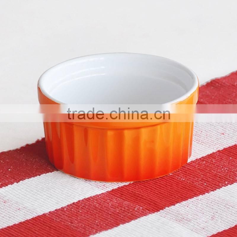 ceramic souffle dish bowl,ceramic bakware souffle bowl,stoneware baking muffin pan