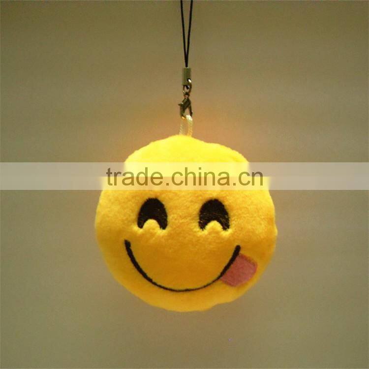 Emoji Small Pendant Smiley Plush Keychain Toy