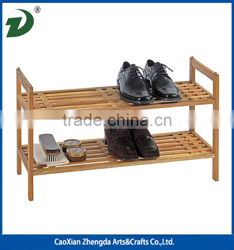 High Class Walnut Wood Shoe Rack