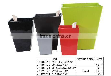 Decorative Large Rectangular and Square Indoor Colorful Painting Planter Box