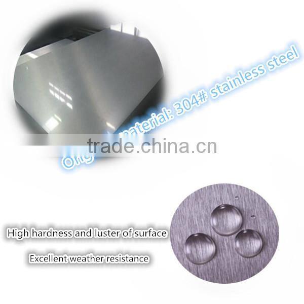 2015 hot selling stainless steel dustbin big capacity recycling bin indoor design trash can