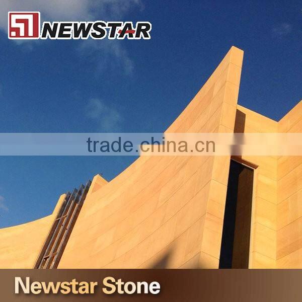 Chinese yellow sandstone cladding