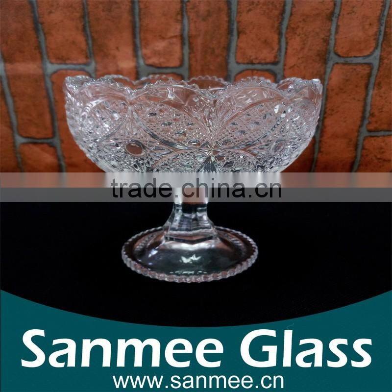 Hot Selling Custom Butterfly Glass Ice Cream Cup