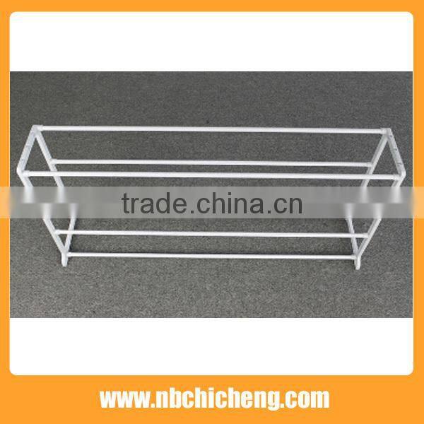 Detachable plastic shoe rack