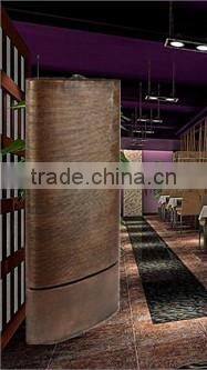 golden big oval ball shape fiber glass water fountain