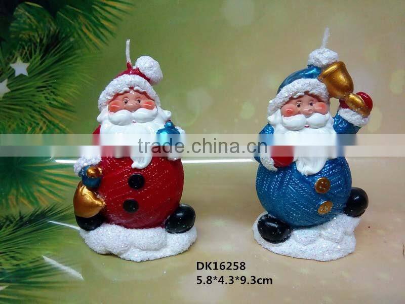 Cheap paraffin wax Christmas Candle ornament