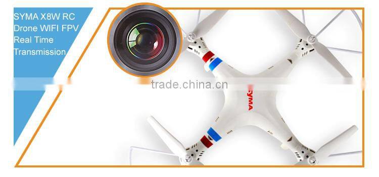 Hot selling!!!2.4G 4CH 6-axle Real Time FPV Quadcopter Drone with HD Camera 2mp SYMA X8W