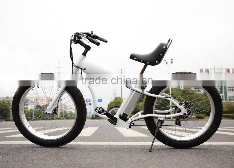 26" electric fat bike adult electric bicycle fat tire ebike