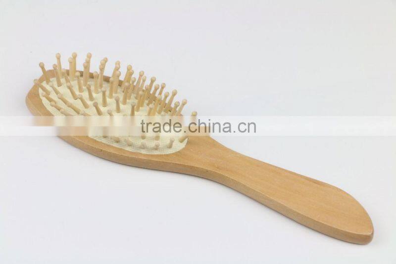 natural hair brush wood with 70 hole