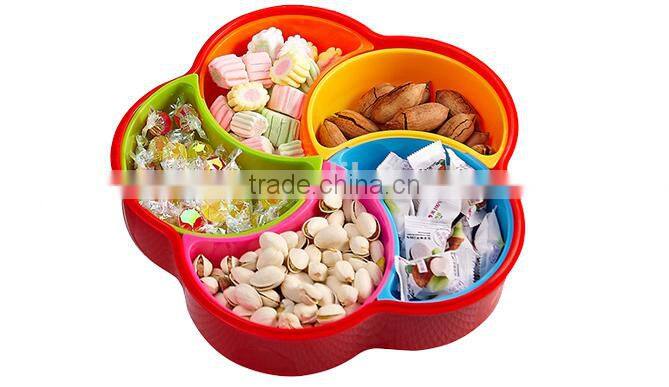 Plastic Divided Food Storage Container Set
