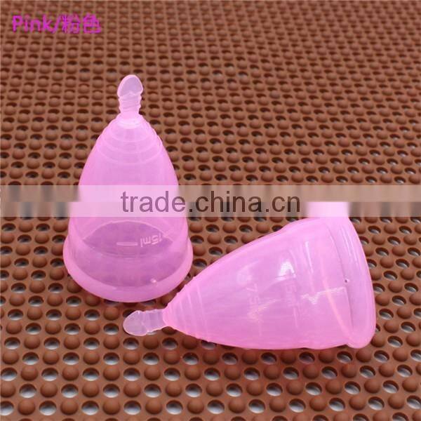 Ce And Fda Reusable Feminine Cup Lady Cup Medical Women Silicone Ladies Menstrual Cup