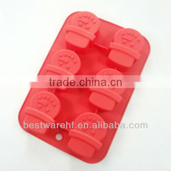 Snowman baking mold | silicone muffin pan | silicone cake moulds