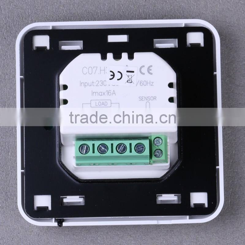 LCD Touch Screen Room Underfloor Thermostat SmartTemperature Controller