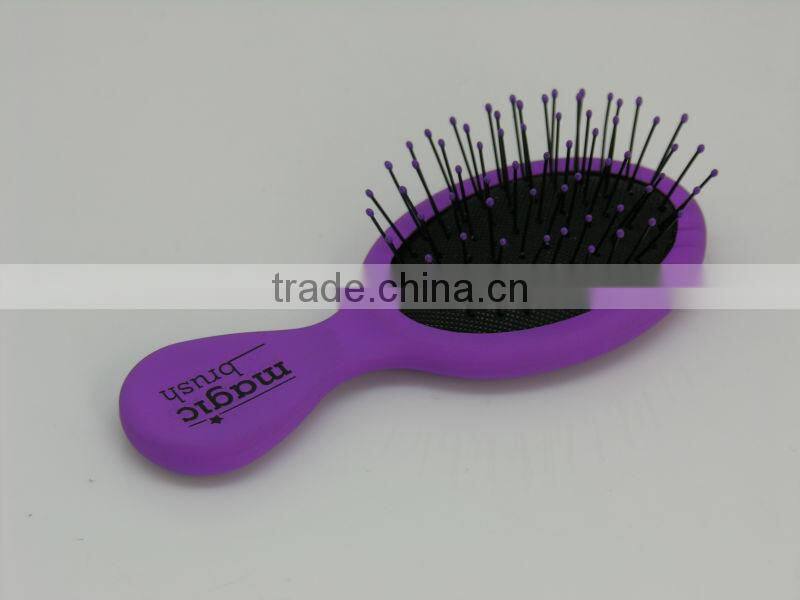 Plastic hair brush, Professional hair brush, Fashion hair brush, hair brush in hair brush, colorful detangling hair brush,