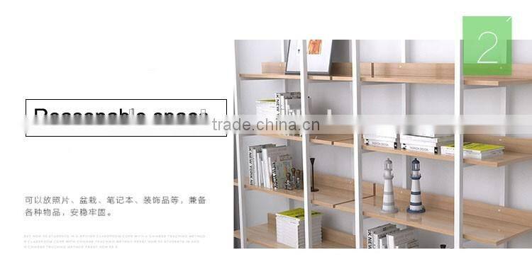 New Design Home Used Steel Bookshelf,Steel-wood bookshelf
