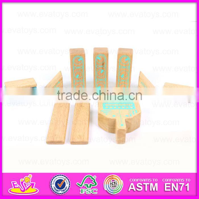 Hot sale Non Toxic wooden robot toy for kids,DIY children wooden robot toy with very cheap price W03B043