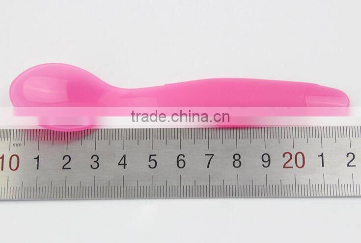 Factory sale soft PP baby spoon with fork baby spoon Tableware set