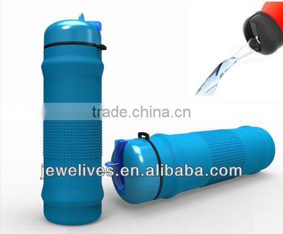 Anti-slip dot silicone 1.5 liter insulated kids water bottle