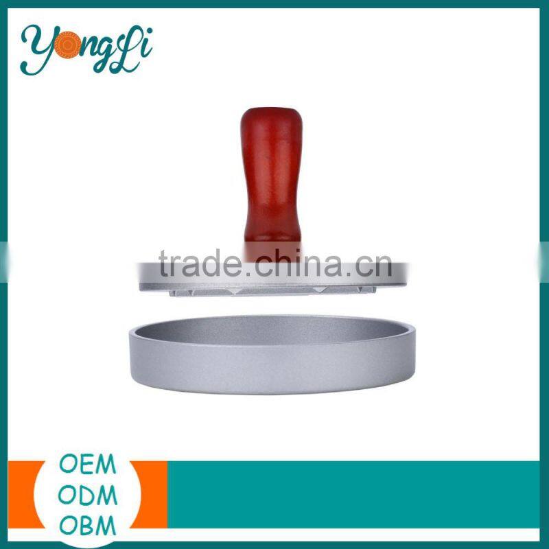 Hamburger Grill BBQ Patty Maker Aluminum Burger Press