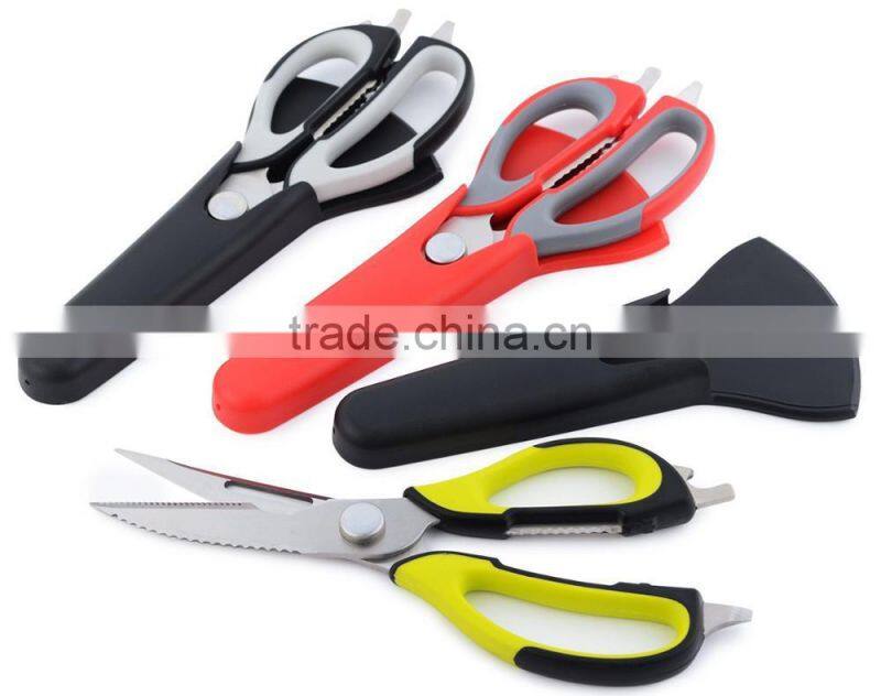 8-in-1 Multi-Purpose Utensils with Magnetic Holder Multifuntional Kitchen Scissors