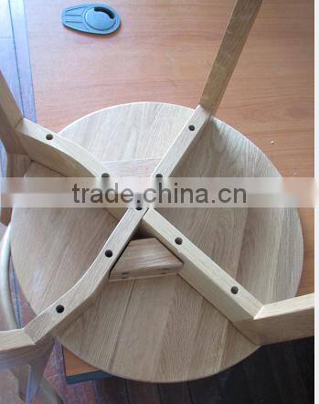 solid oak wood dining chair restaurant wooden chair