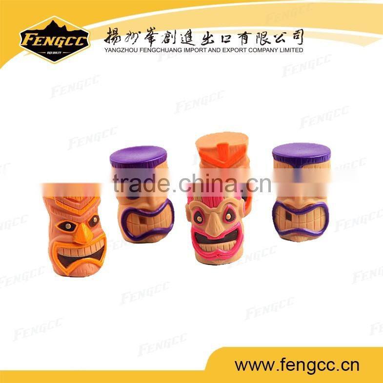 Promotion plastic mask man mini finger toys