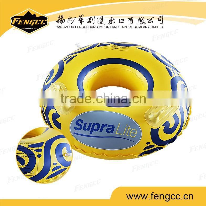 Promotion custom print inflatable ring swim ring
