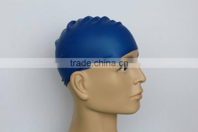 Silicone best swim cap,lycra swim cap,swim cap that keeps hair dry