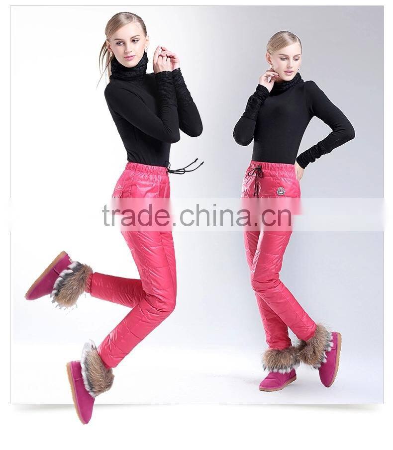 Lovers' clothes colorful keep warm thickening enlarge pants