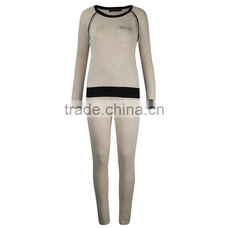 Diamante Sweatshirt Jogging Womens Tracksuit