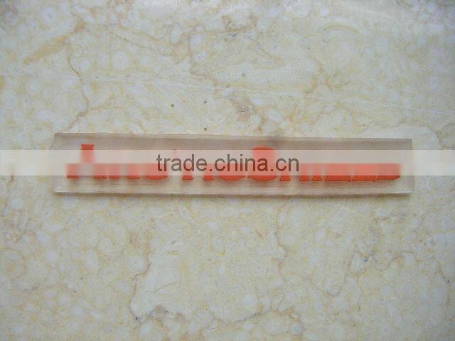 Customed pvc rubber patches for clothing