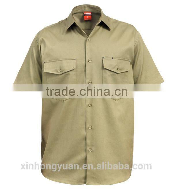 summer short sleeve work uniforms/work shirt