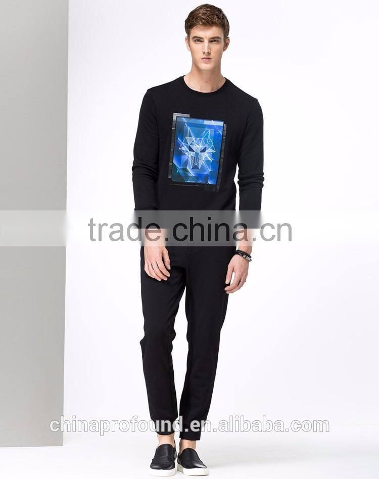 Fleece Sweatshirts Man Men Pullover Sweatshirts Customize Printing Logo