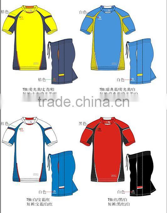 Wale fabric custom soccer jersey set