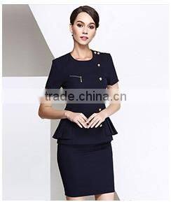 Vest Anf Skirt Set Airline Hostess Uniform
