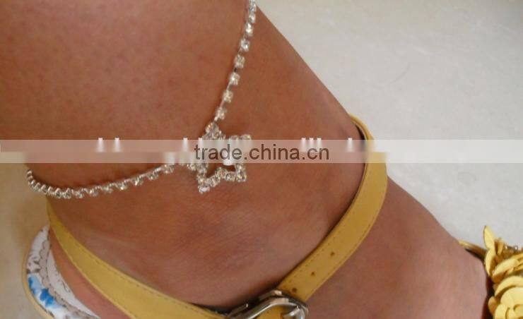 Retro tree leaf anklet high end turquoise leaf foot jewelry new design leaf anklet for 2016 promotional items