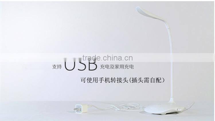 HOT LED Touch On/off Switch Desk Lamp Children Eye Protection Student Study Reading Dimmer Foldable Rechargeable Led Table Lamps