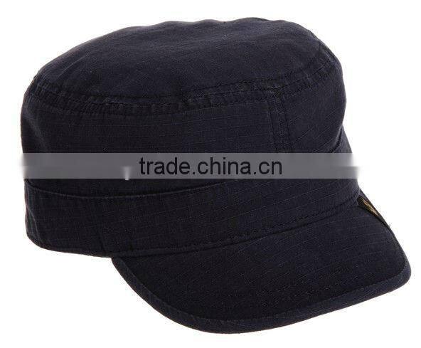 Custom black military hat diy caps and hats