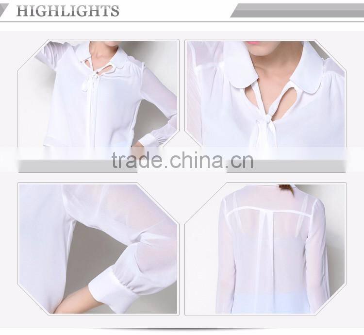Design normal ladies blouse ladies top fashion blouse,ladies sexy back neck designs blouse