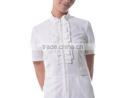 Wholesale fashionable white female nurse uniform design