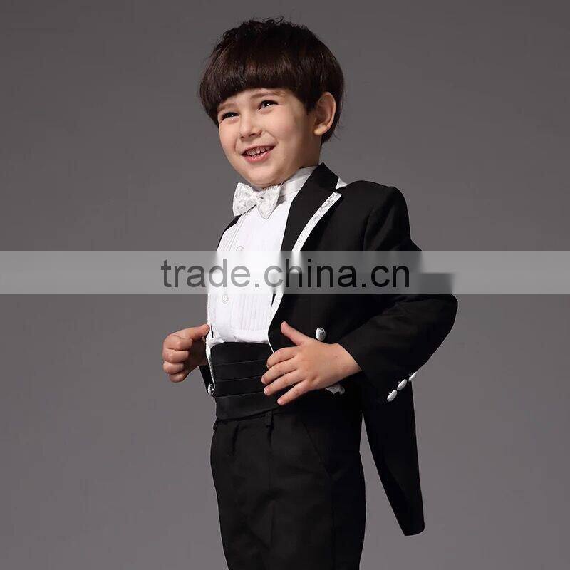 Europe Style Boys Tuxedo For Piano Perfonmance Kids Clothes Set For Host Formal Children Clothing B-NB-CS905-20