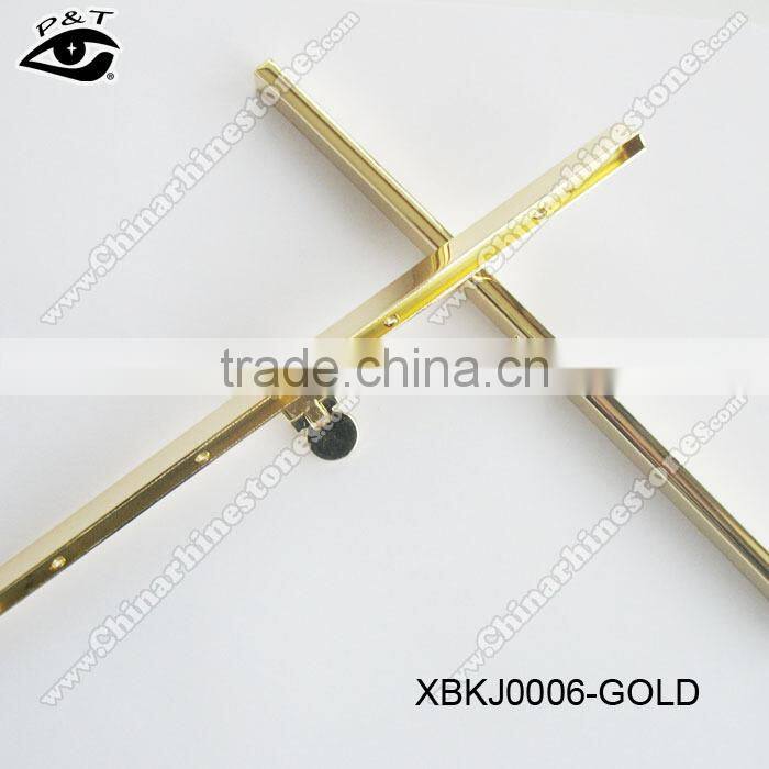 19CM Gold Color Wallet Coin Clasp Metal Purse Frame for handbags accessories