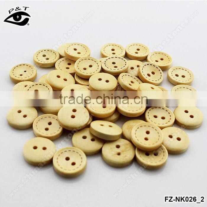 15MM Round shape Printed Pattern wood buttons for clothing shoes bags diy crafts decorations