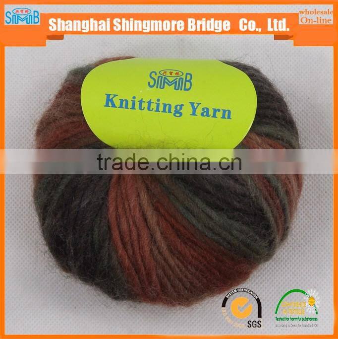 cheap wholesale oke tex quality 100 wool scarf yarn for hand knitting from china