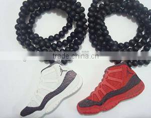 wholesale large wooden fancy chain necklace