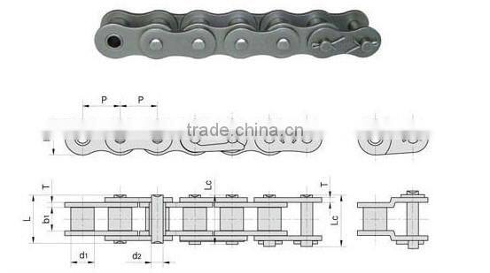 Wholesale Stainless steel roller chain 28A-1,32A-1,36A-1,40A-1,48A-1