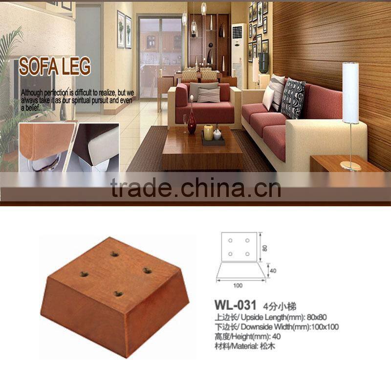 Wooden sofa leg